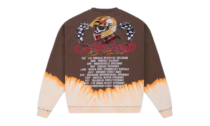 F.T.W Sweatshirt "Brown Bleached Wash" GS107