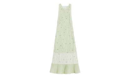 EMBROIDERED CAGE KNIT DRESS "AMANDE" RW DR9033 K033 E24 610