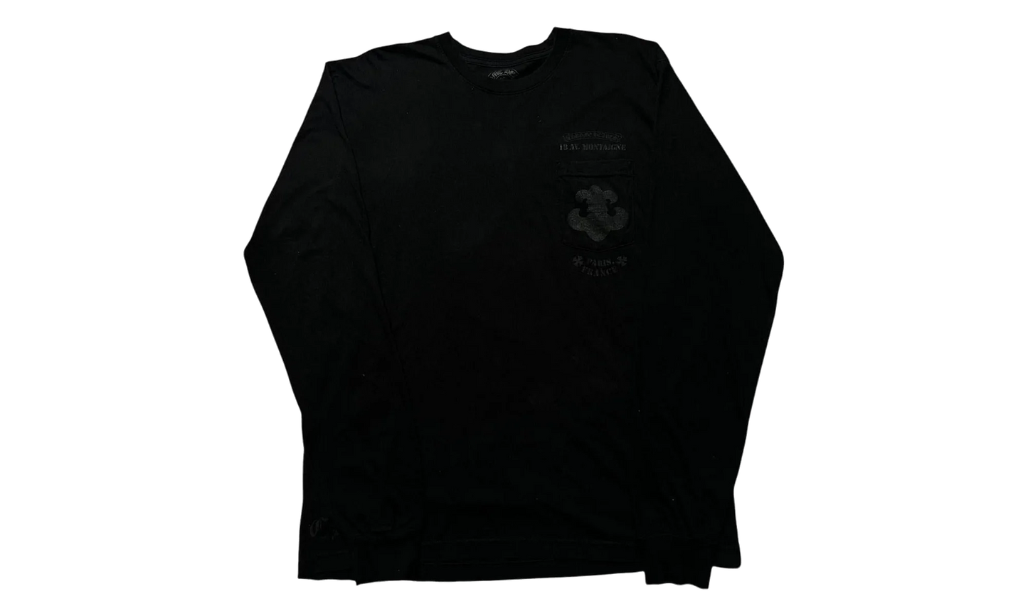 Paris Exclusive Fleur Long-Sleeve T-Shirt "Black" CHRM1150