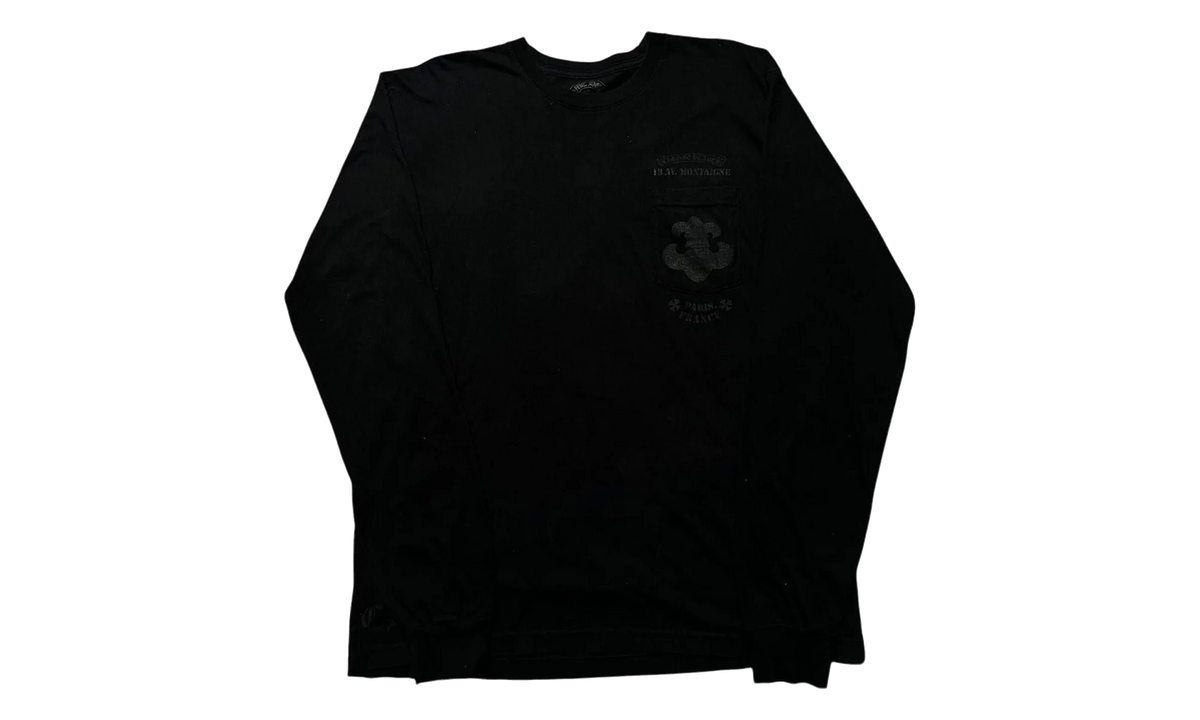 Paris Exclusive Fleur Long-Sleeve T-Shirt "Black" CHRM1150