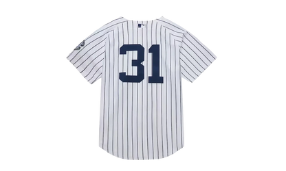 MLB Ichiro Suzuki White Home Jersey "2014 New York Yankees – White / Navy" AJY17176 NYY14ISUWHNY