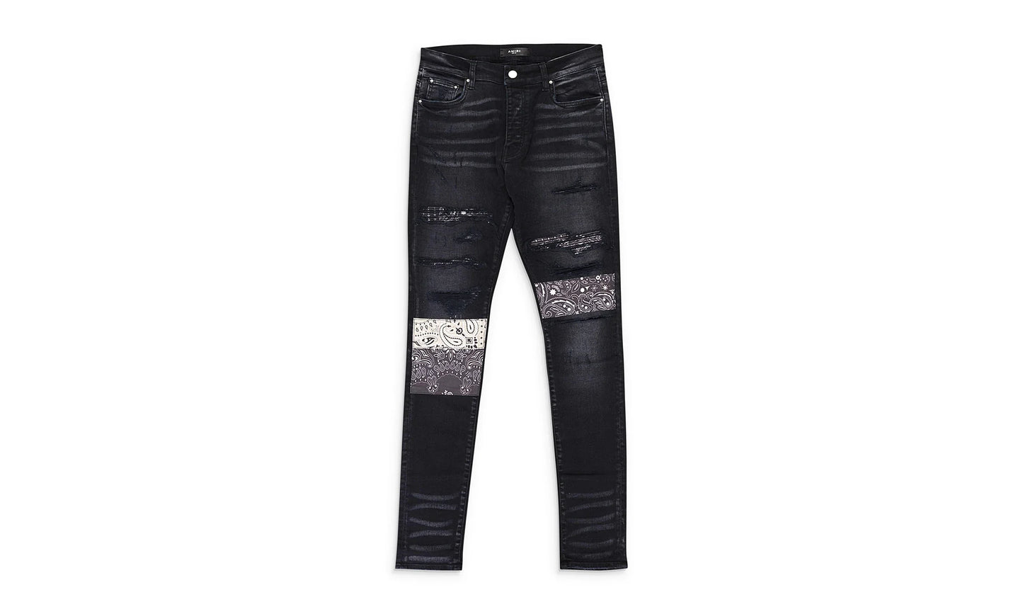 CAMO PATCH SHORT AGED DENIM Jeans "Black" PS22MDS140_023