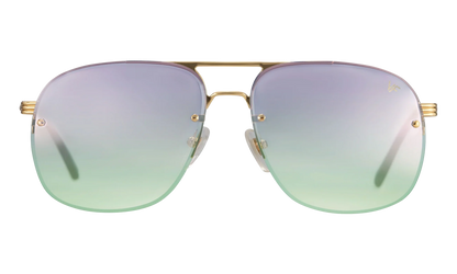 Snatch Bevel Rimless Drill Mount 18KT "Yellow Gold / Pastel Mauve Gradient" DMSN2 0009 48C2