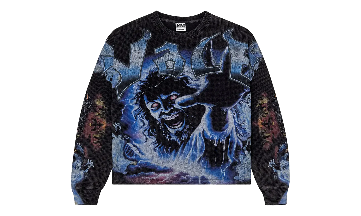 FEAR THERMAL SWEATSHIRT "Blue / Black" VAL107
