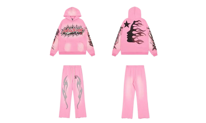 Brainwashed Without Brain Hoodie and Sweatpants (Full Set) "Pink" HSR132