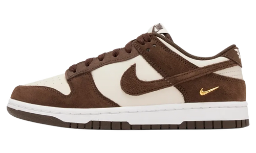 Dunk Low Suede WMNS "Light Orewood Brown / Baroque Brown / White" IO4244 102