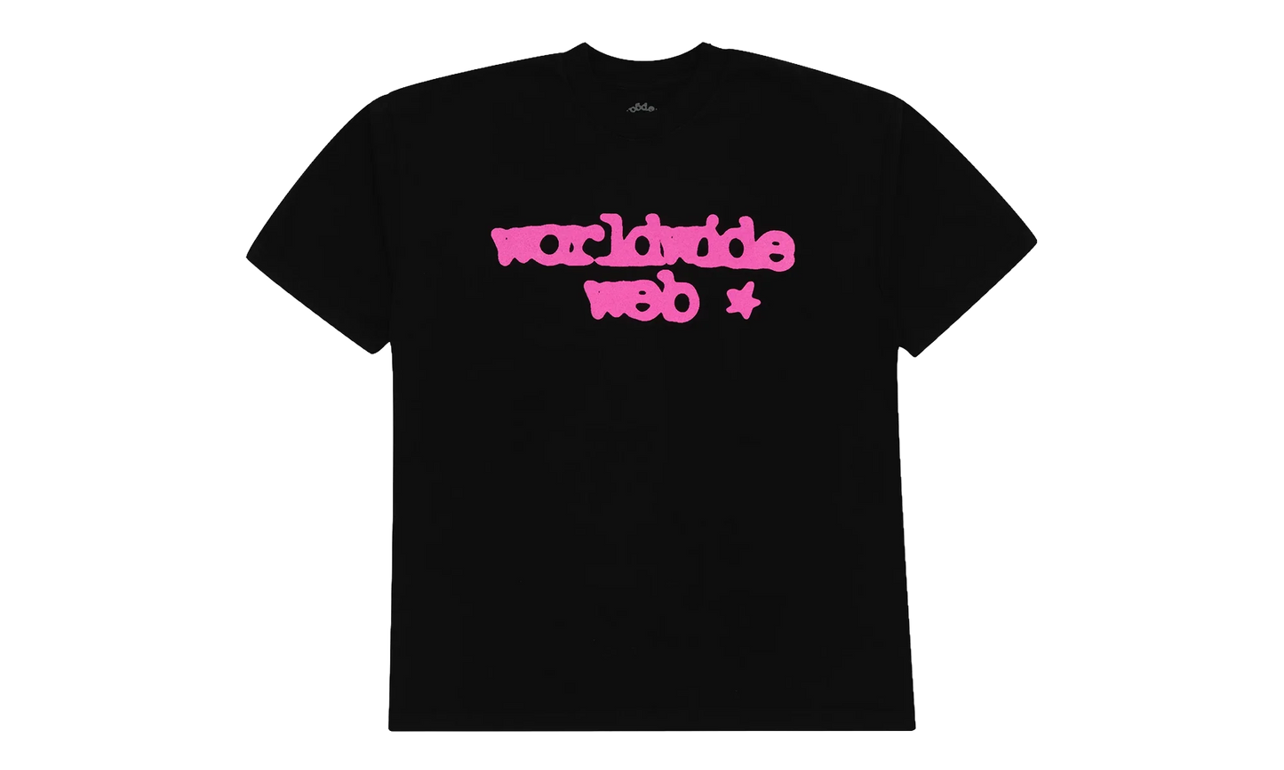 Web Logo Short Sleeve T-Shirt "Black Pink" SP5der339