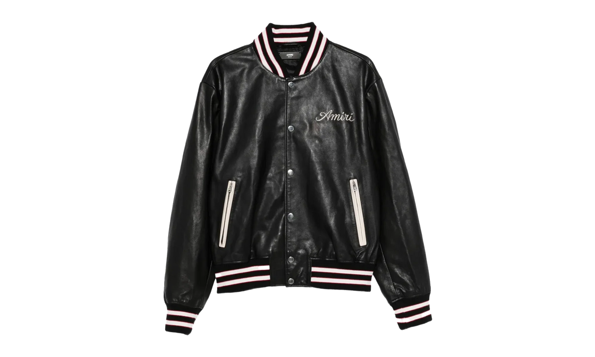 Club Amiri Leather Varsity "BLACK" AMLTVY1003