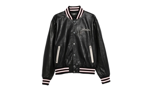 Club Amiri Leather Varsity "BLACK" AMLTVY1003