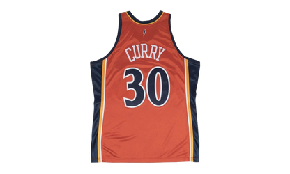 NBA Stephen Curry Authentic Jersey "2009-10 Golden State Warriors - Orange" 72263W309SCURR