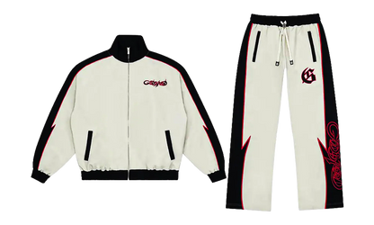 GT Tracksuit "White Red" GS197