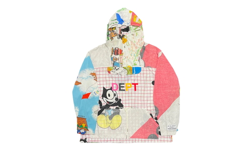 Felix Cartoon Anorak "White Multi" GDCAWM