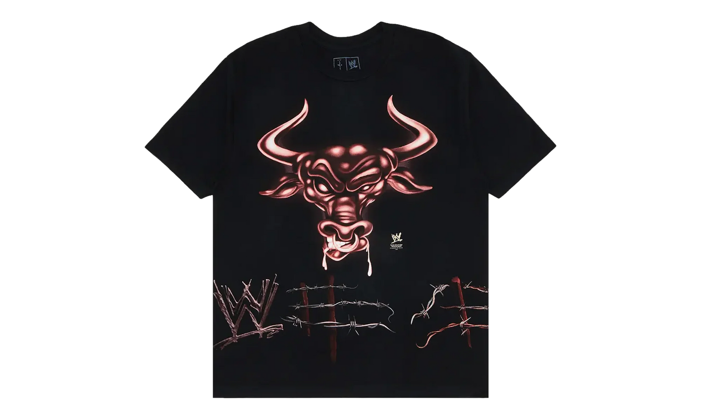 Cactus Jack x WWE Know Your Role The Rock T-Shirt "Black" CPFM26