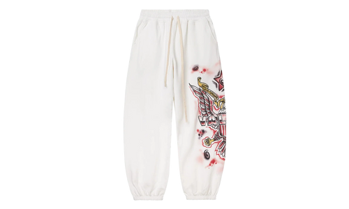 FLAG SWEATPANTS "White" VAL125