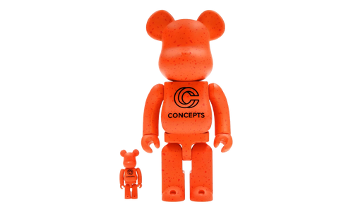 Bearbrick x Concepts Orange Lobster "100% & 400% Set" MEDI3063