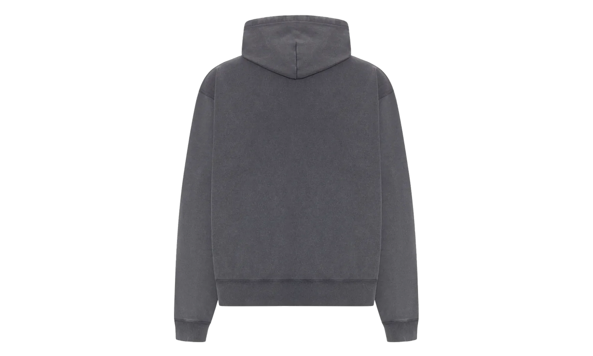 Oversized Drawstring Hoodie "Washed Black / White" 858143 TTVN6 9034
