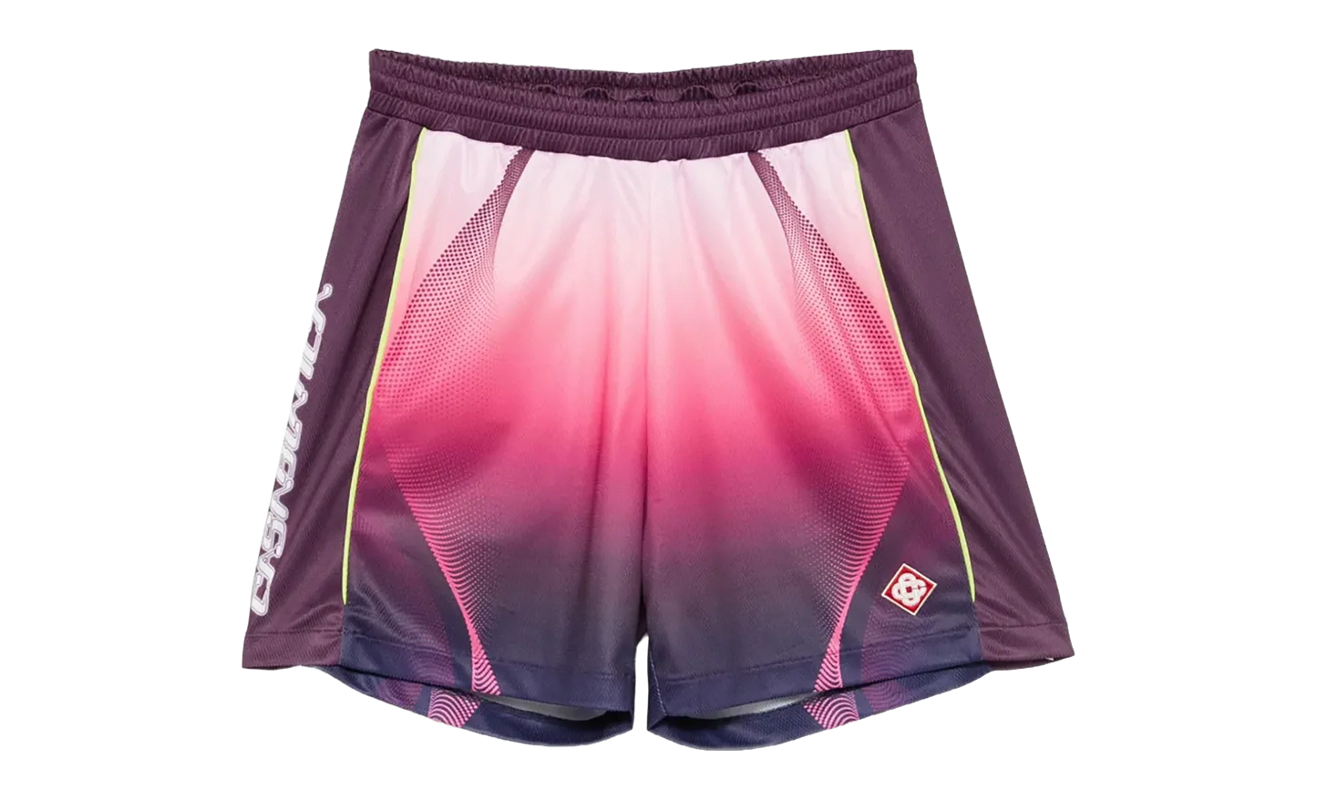 Gradient Football Shorts "Aubergine" MSS26JTR25301