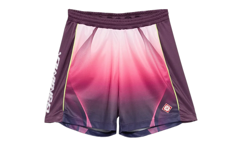 Gradient Football Shorts "Aubergine" MSS26JTR25301