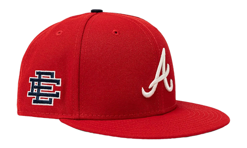 59FIFTY MLB ATL FITTED HAT "ERIC EMANUEL - Team Red" EE428