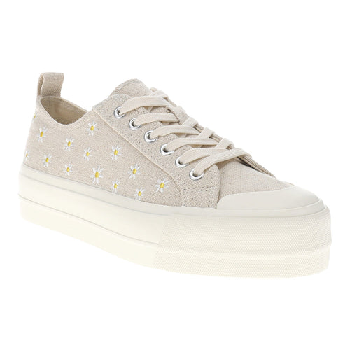 Take The Lead Floral Lace Up Sneakers