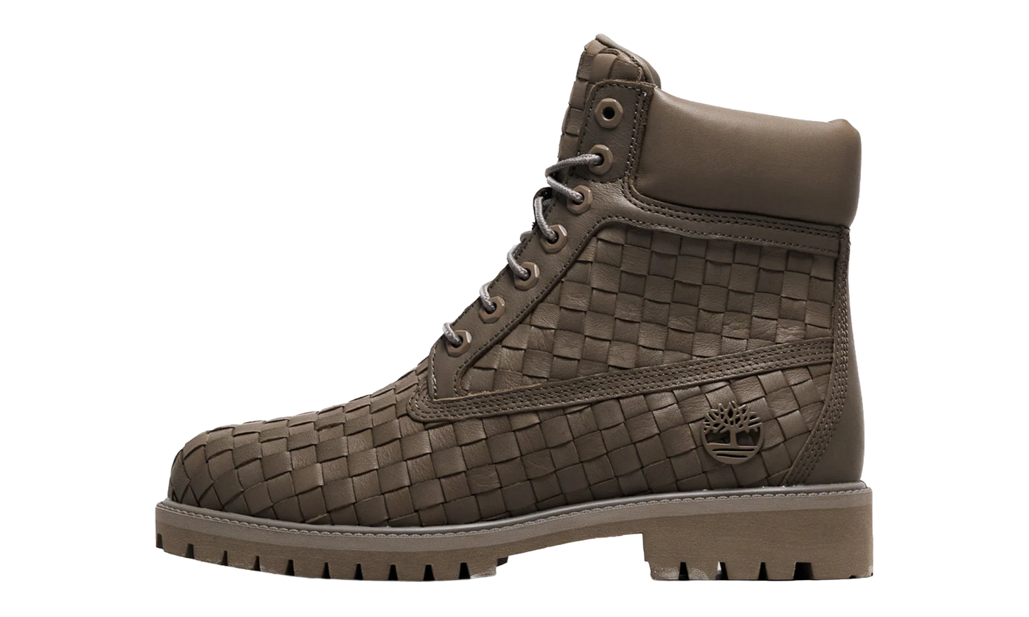 Textured Premium 6-Inch Boot "Olive Full Grain" TB0A6FD6ET4