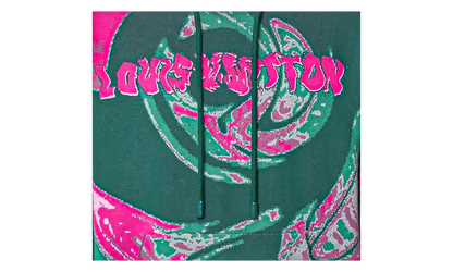 Splash Logo Hooded Sweatshirt "Green/Pink" 1ABJ33