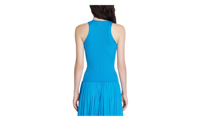 SILK KNIT HALTER TOP "Blue" RW TO0015 K004 P24 220