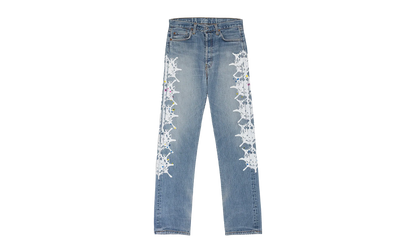 VINTAGE WEB STRAIGHT-FIT JEANS "Denim Blue" SP5der107
