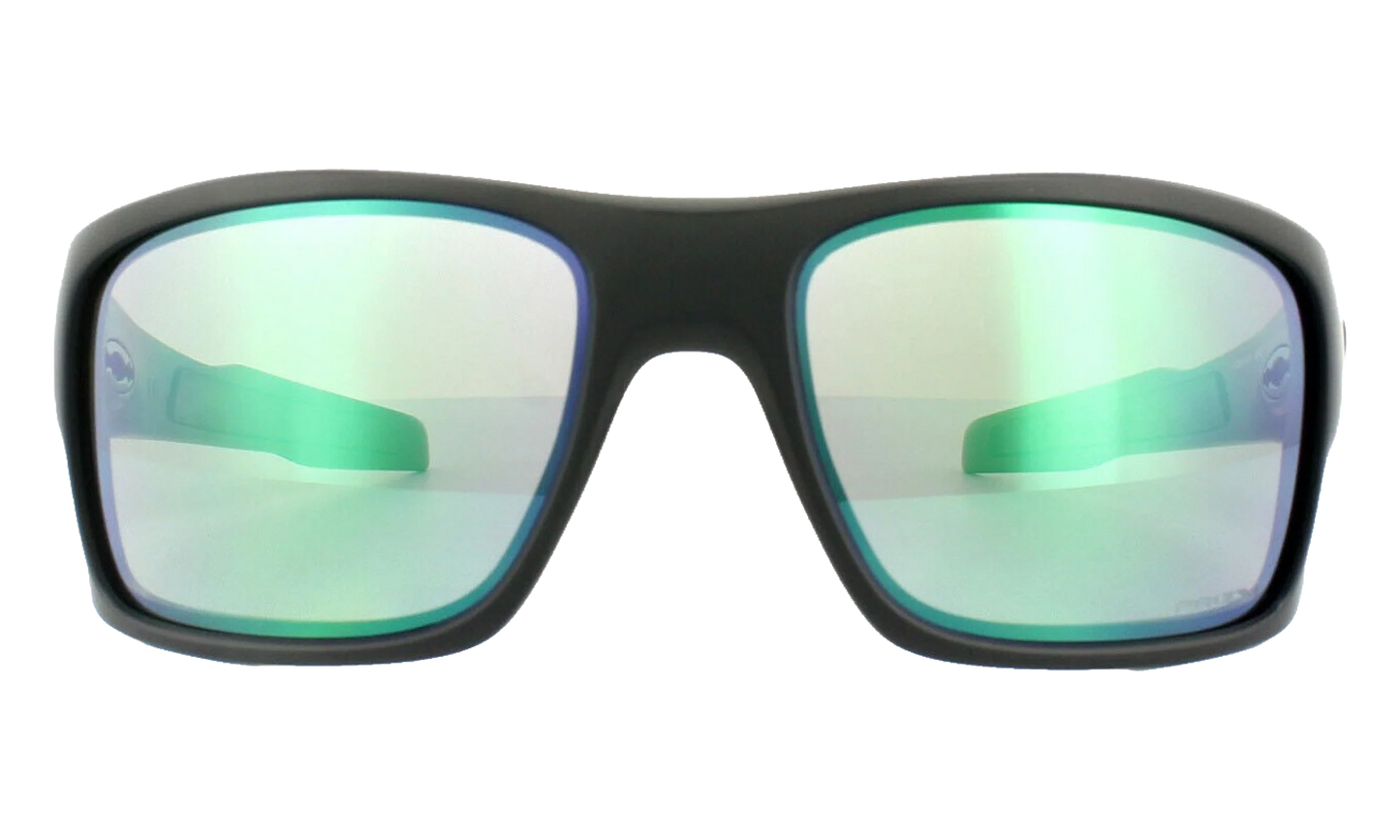 Turbine Polarized Sunglasses "Matte Black / PRIZM Jade Polarized" OO9263 45