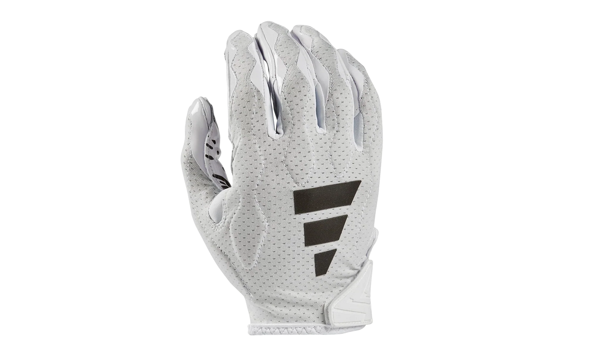 Freak 6.0 Padded Football Gloves "White / Black" AF1605 WHT BLK