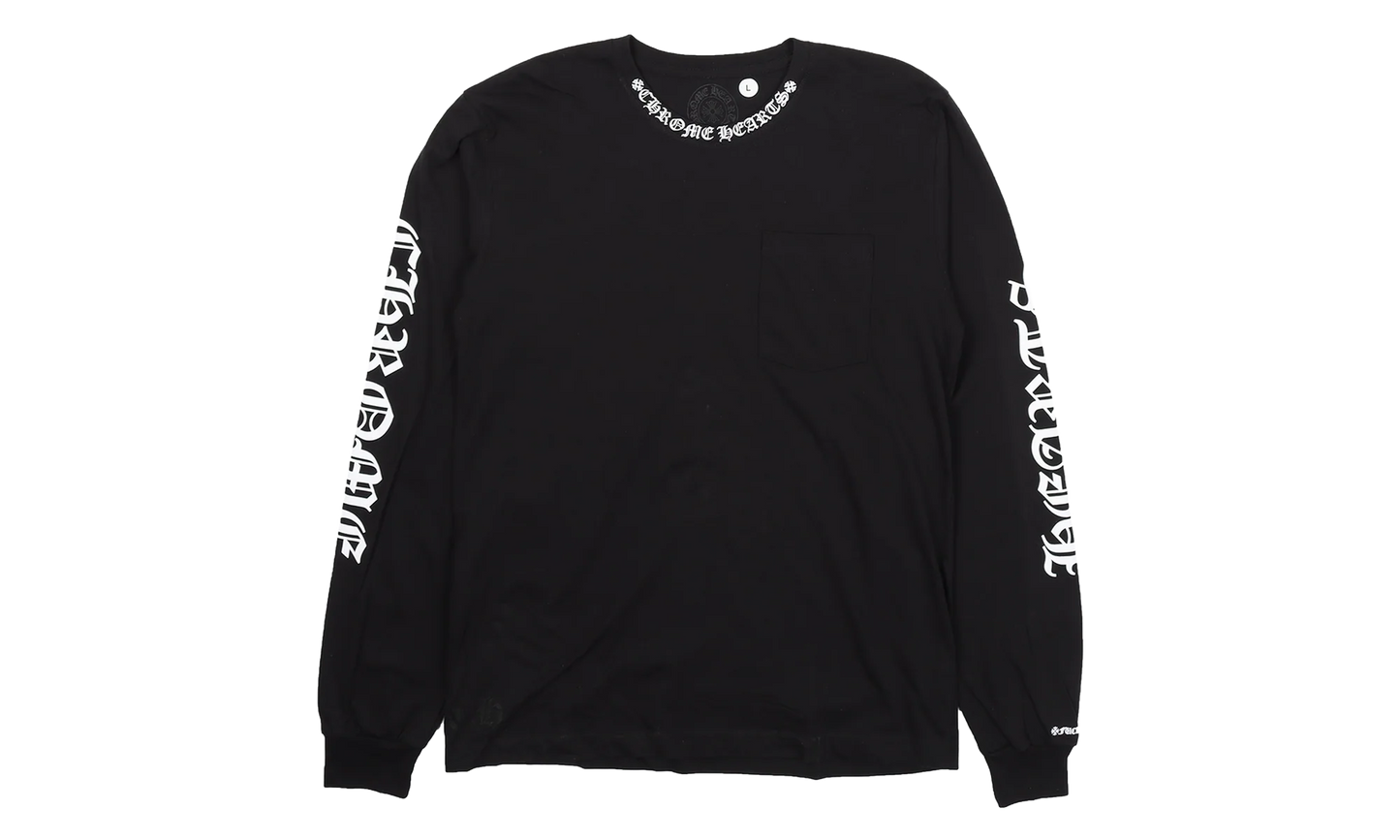Neck Logo Longsleeve T-Shirt "Black" CHRM1133