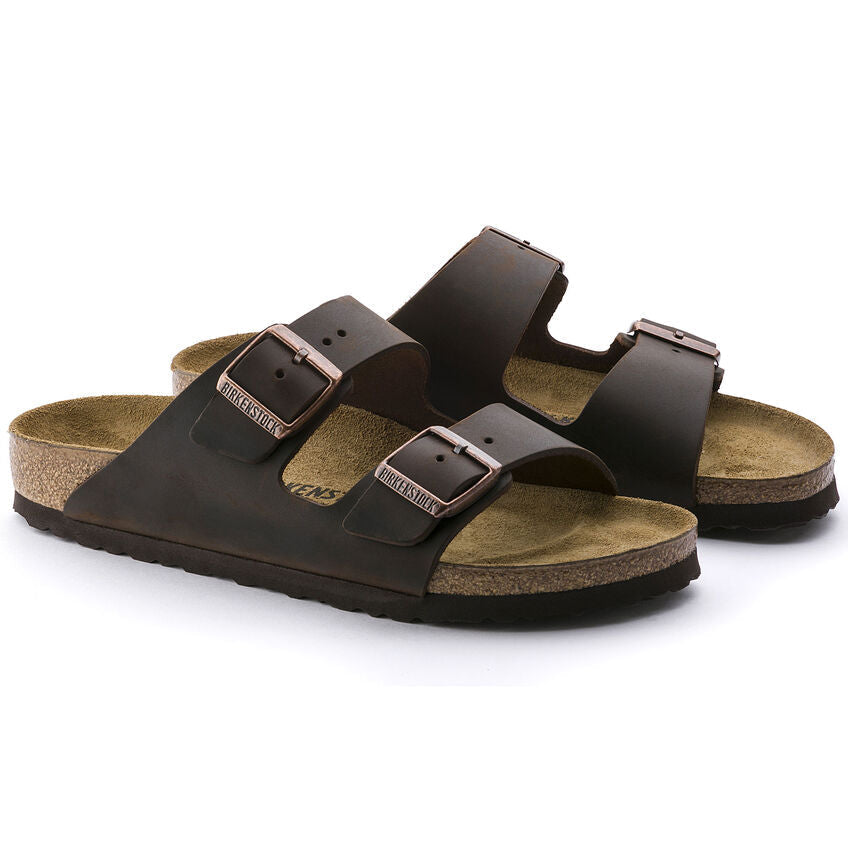 Arizona Oiled Leather Sandal in Habana