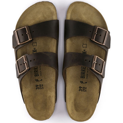 Arizona Oiled Leather Sandal in Habana