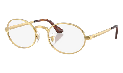 A$AP Rocky Rimless Round Sunglasses "Polished Arista Gold Demo Lens" RB3931V 2500