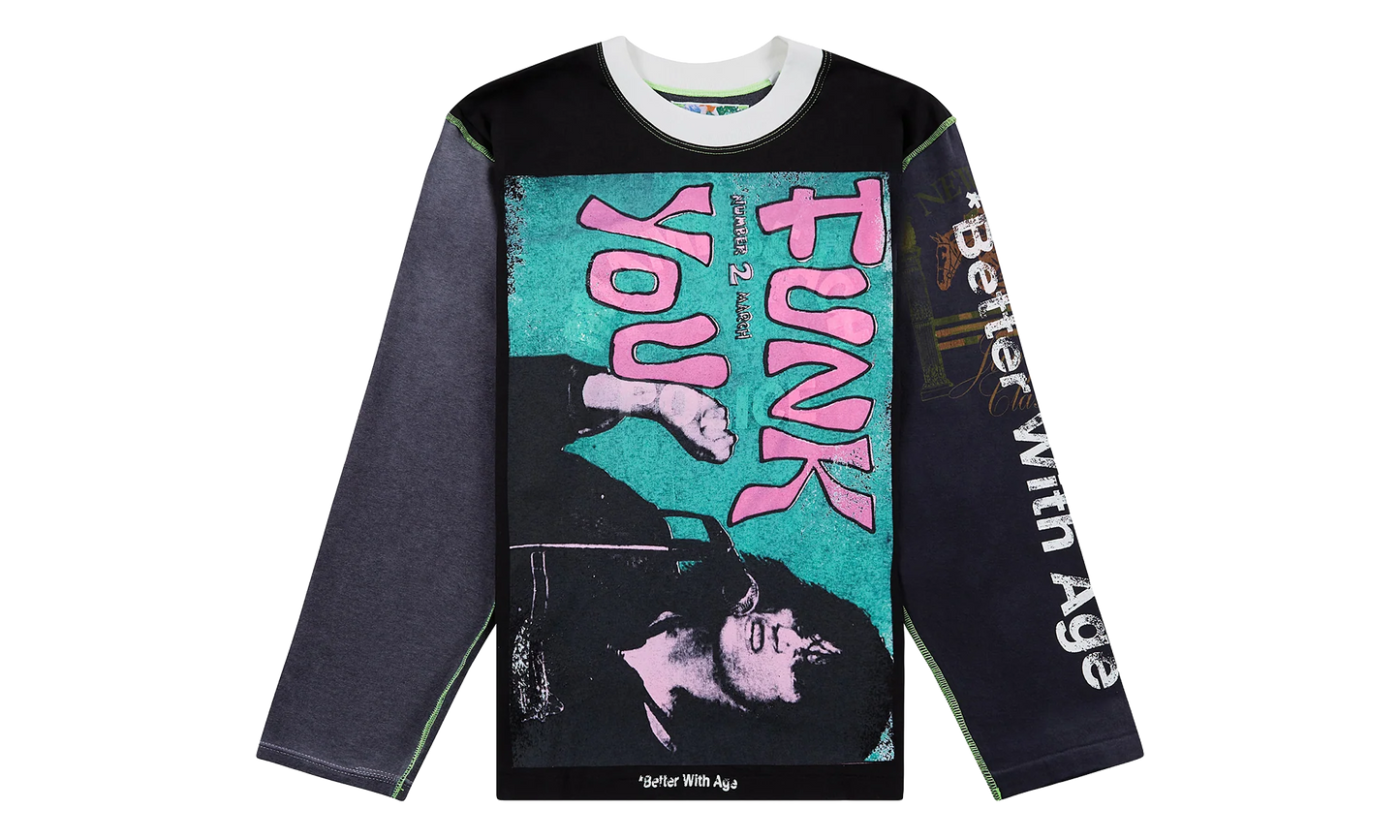 Rivka Reversible Long-Sleeve Tee "Horse" BWA65