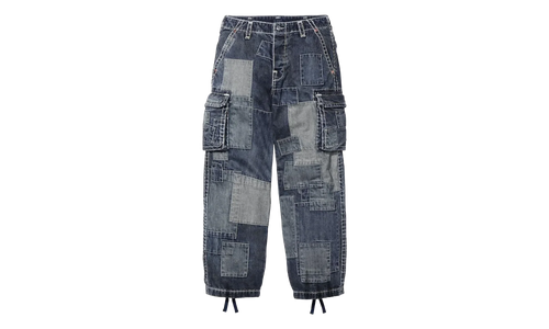 True Religion Patchwork Cargo Pant "FW25 - Dirty Indigo" SU27243