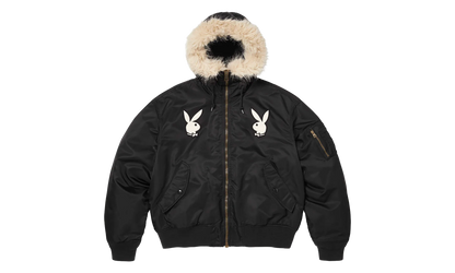 Playboy® Hooded MA-1 "SS26 - Black" SU27110