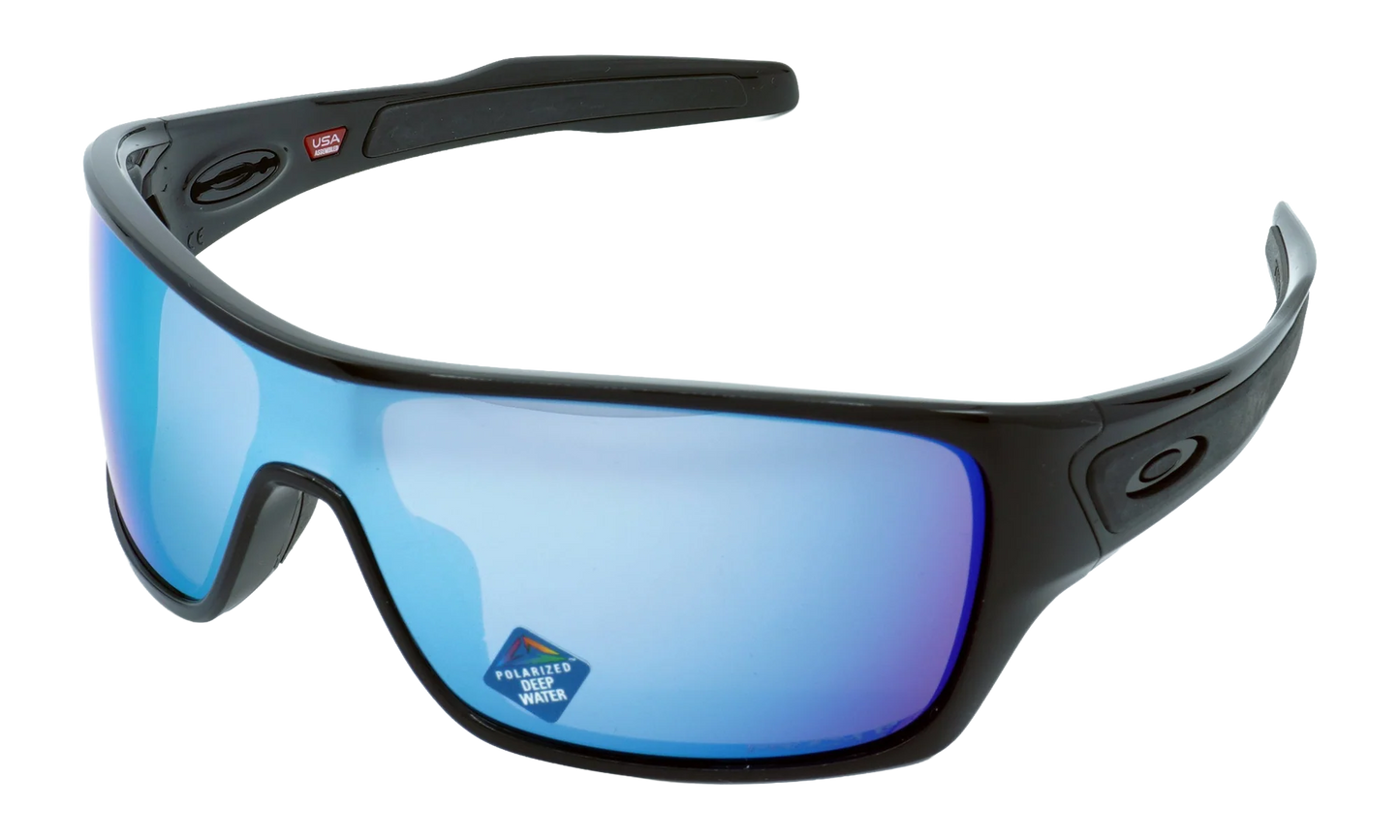 Turbine Rotor Polarized Sunglasses "Polished Black / PRIZM Deep Water Polarized" OO9307 08