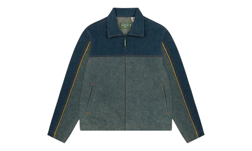 Levi's Cotton Fleur De-Lis Denim Track Jacket "Light Wash" DT513