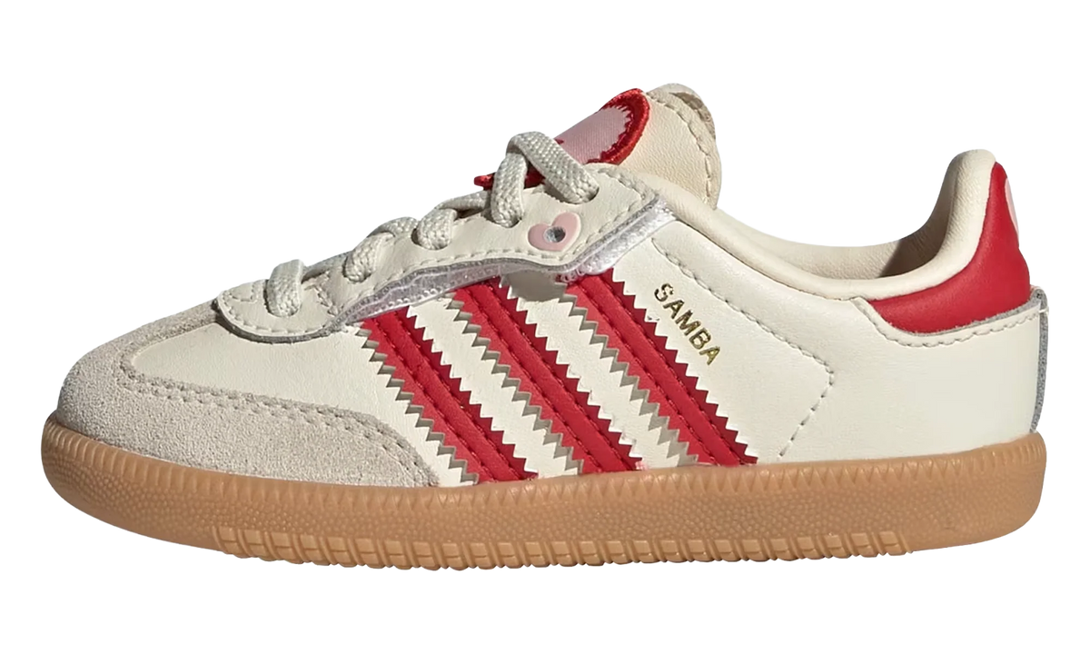 Samba OG Comfort Closure TD "Valentine's Day Cream White Scarlet (2026)" KI6682