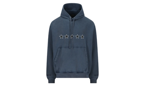 Oversized Drawstring Hoodie "Washed Navy" 858143 TTVL5 8806