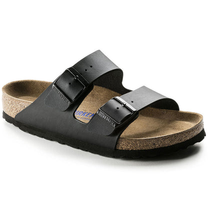 Arizona Birko-flor Soft Footbed Sandal in Black