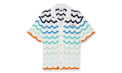 Gradient Wave T-Shirt "Orange / Multicolor" MS25 KW 984 01 MULT