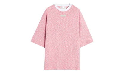 KNIT T-SHIRT "PINK CHINÉ" RM TS0026 J098 P24 340