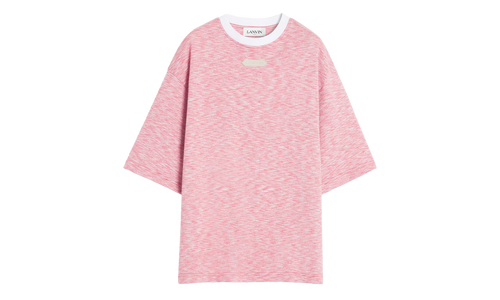 KNIT T-SHIRT "PINK CHINÉ" RM TS0026 J098 P24 340