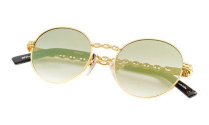 508 Mariner 24KT "Yellow Gold / Moss Green Gradient Flash Gold" MN582 0004 19D2