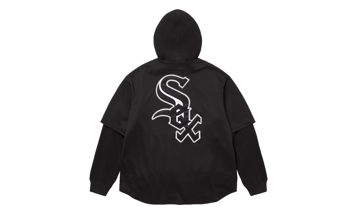 Chicago White Sox Hooded Baseball Jersey "Black" SU26948