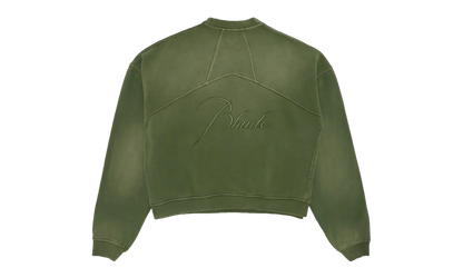 Embroidered Crewneck "Sundry Olive" FW23SW01150854