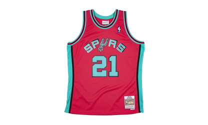 NBA Tim Duncan Reload Swingman Jersey "1998 San Antonio Spurs - Pink" SMJYCP19304 SASPINK98TDU