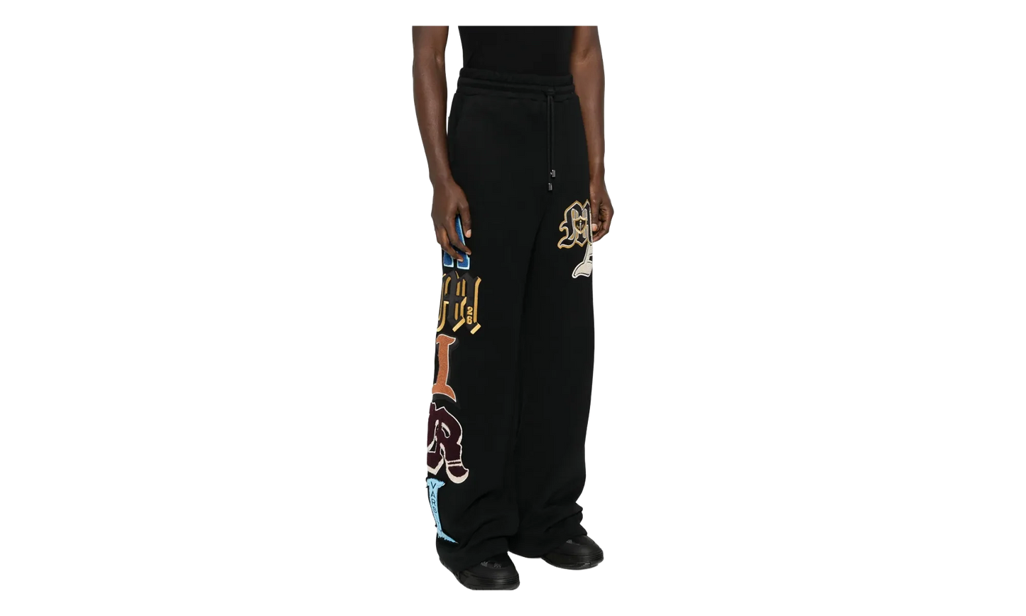 Varsity Patch Sweatpant "Black" AMBMPA1020 001